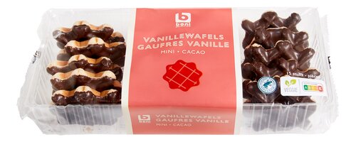 BONI Wafel Mini Met Chocolade 15st Bestellen Colruyt