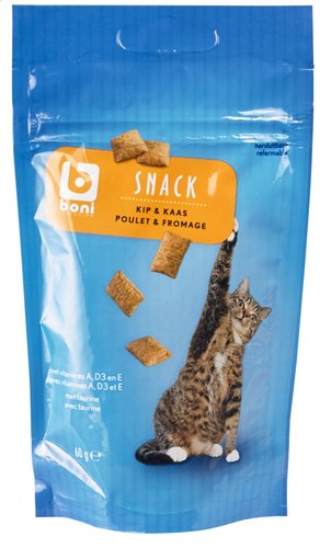 BONI SELECTION Snack Met Kip Kaas 60g