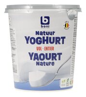 Yoghurt vol natuur