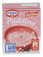 pudding aardbei