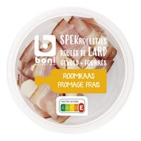 Spek met roomkaas