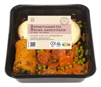 boomstammetje wortelen erwten