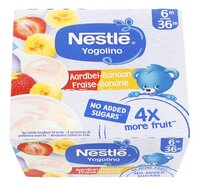 Yogolino aardbei-bana 6-36m