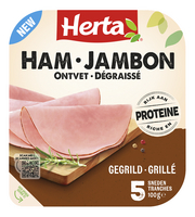 Ham ontvet gegrild 5sneetjes
