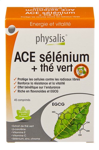 PHYSALIS ACE Selenium + thé vert