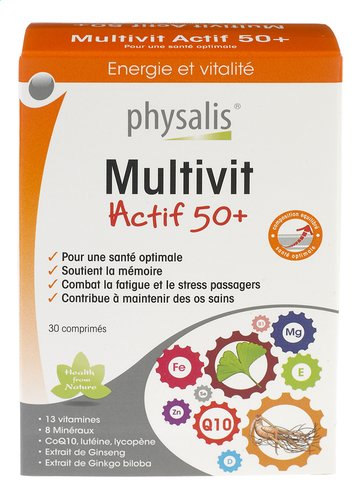 PHYSALIS Multivit Actif 50+
