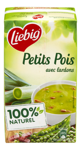 LIEBIG soupe pt.pois lardons briq.