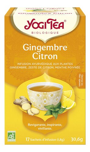 YOGI TEA gingembre-citron Bio