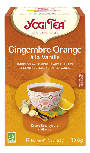 YOGI TEA Ginger Orange Vanilla Bio
