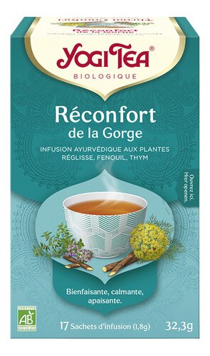 YOGI TEA réconfort de la gorge Bio