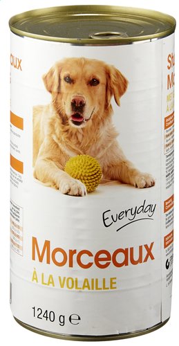 EVERYDAY chien morceaux volaille