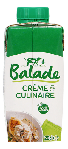 BALADE crème légère 18%