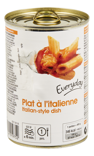 EVERYDAY plat à l'italienne cons