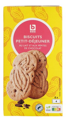 BONI biscuits petit déjeuner lait