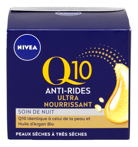 NIVEA Crème nuit Q10 Power nourris.