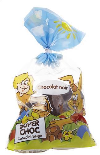 SUPERCHOC oeufs Pâq. choc. fond.