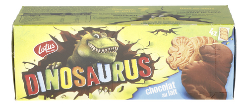 DINOSAURUS biscuit choco. lait 4pc