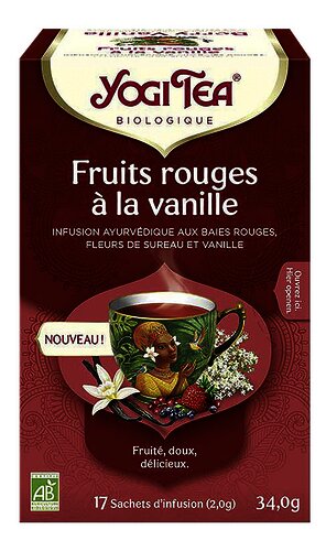 YOGI TEA Fruit Rouges Vanille Bio