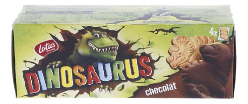 DINOSAURUS biscuit chocolat 4pc