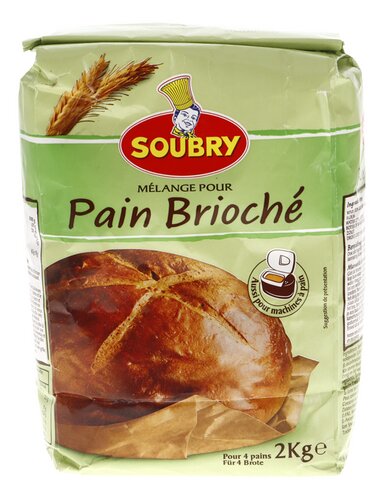 Soubry farine pain brioché 2 kg CHOCKIES épicerie belge
