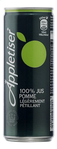 APPLETISER jus de pomme pét. can
