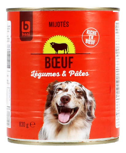BONI chien adult ragoût riche boeuf