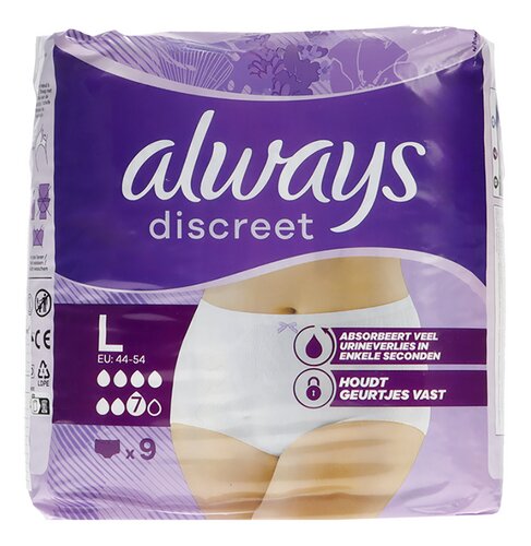Always Discreet inco broekjes large