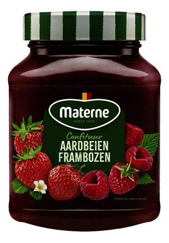 MATERNE confituur aardbei-framboos