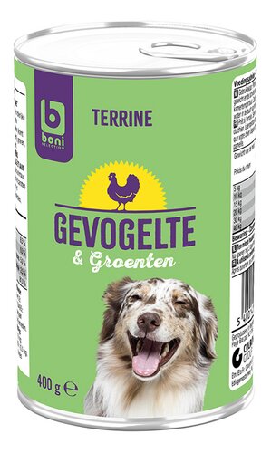 BONI hond terrine gevogel.-groenten