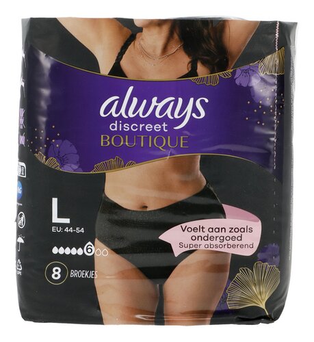 Always Discreet inco br.large black