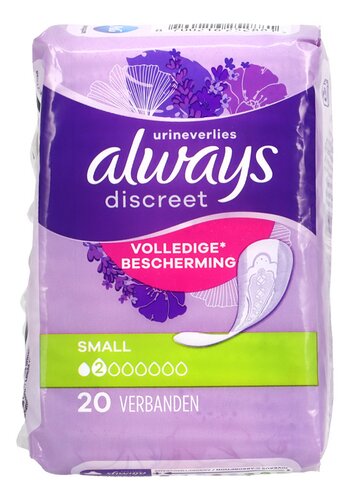 ALWAYS DISCREET verband small