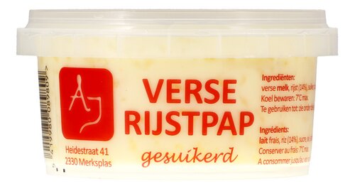 AJ DESSERTS Rijstpap Suiker