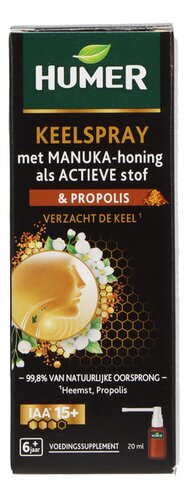 Humer Keelspray Manuka honing