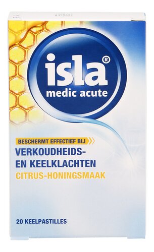 Isla Medic Acute citr-hon pastilles