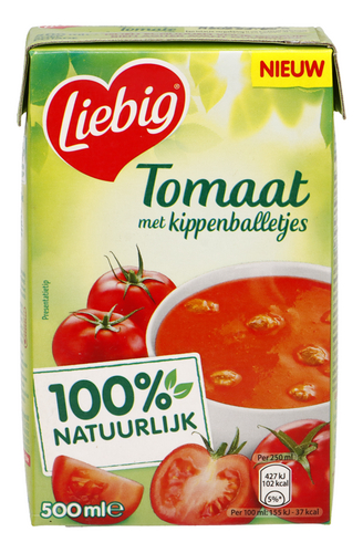 LIEBIG Tomatensoep kippenballetjes