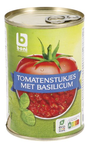 BONI tomatenstukjes met basilicum