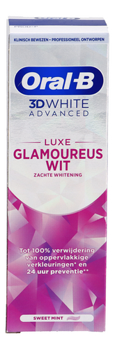 ORAL-B tandpasta adv.glam.white