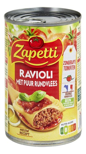 ZAPETTI ravioli zuiver rund blik