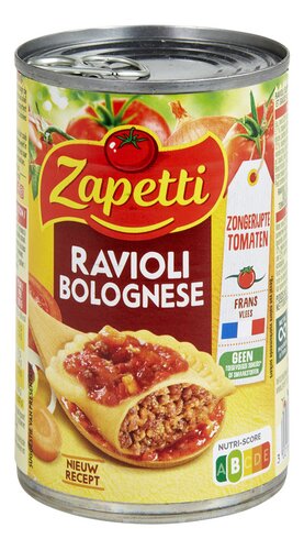 ZAPETTI ravioli bolognese blik