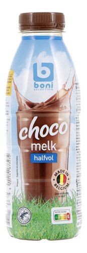 BONI halfvolle chocomelk PET