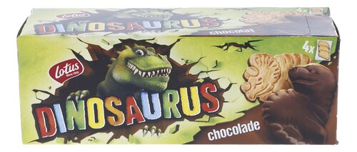 DINOSAURUS koeken chocolade 4st