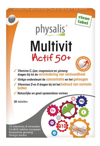 PHYSALIS Multivit Actif 50+