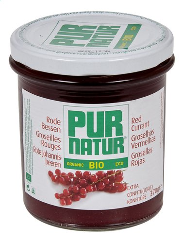 PUR NATUR Gelée groseilles roug.Bio