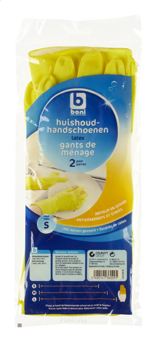 BONI gants ménage jaune S
