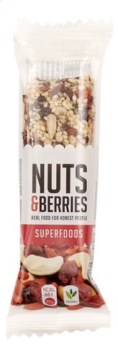 NUTS&BERRIES Barre noix Supe.Bio
