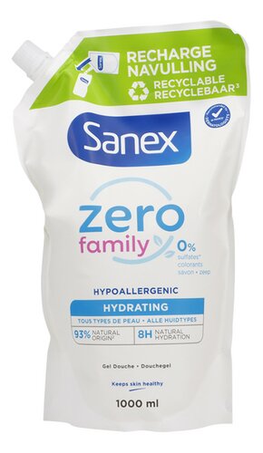 Sanex navulling familie hydra.