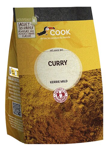 COOK curry doux recharge Bio