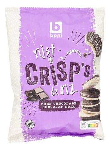 BONI Crisp's Gal.riz mini choc.noir