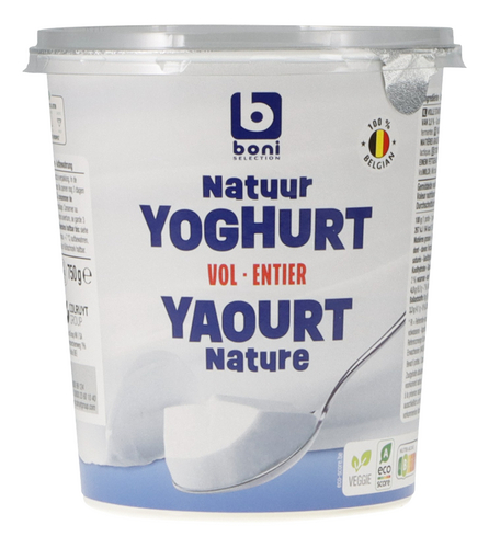 BONI yaourt entier nature