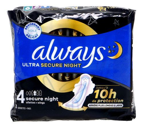 ALWAYS serv.hygiéniques secure night